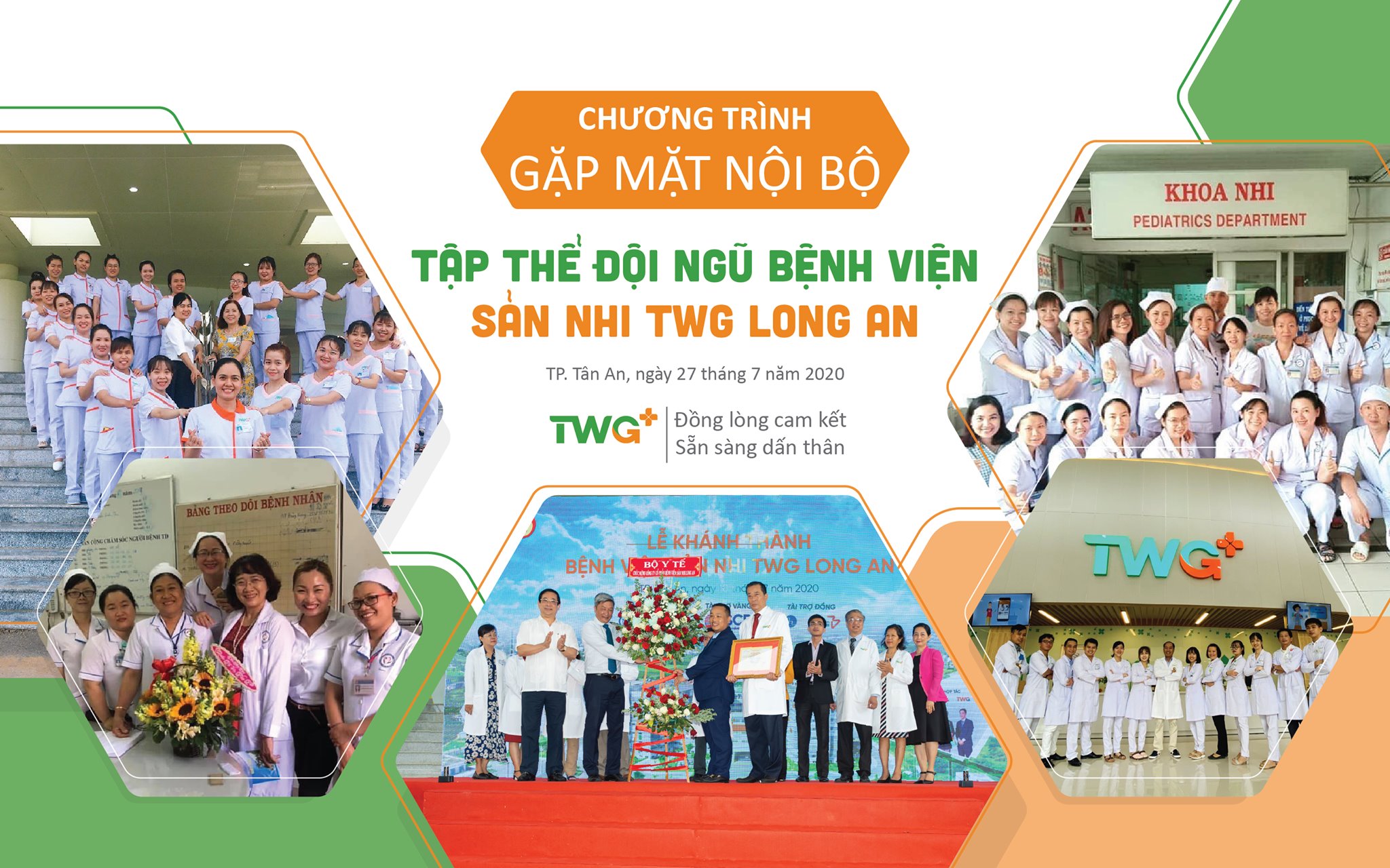 TINH THẦN TẬP THỂ SẴN SÀNG DẤN THÂN CỦA ĐỘI NGŨ BỆNH VIỆN SẢN NHI TWG LONG AN